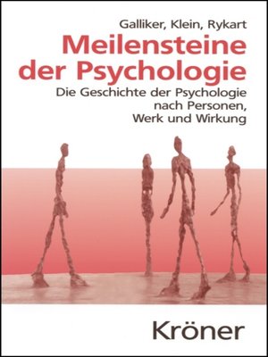 cover image of Meilensteine der Psychologie